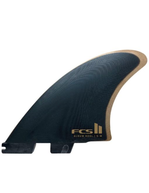 FCS II Album Keel PG S-M Black/Gold Fins